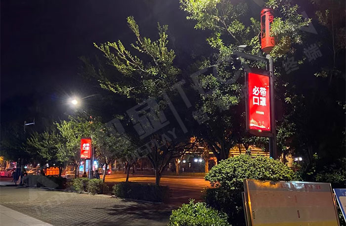  LED Lamp Pole Displays